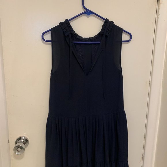 Sunday Best Navy Dress (size XXS) - Picture 2 of 3